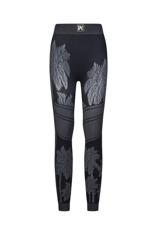 Legging de ski taille haute - Noir et blanc