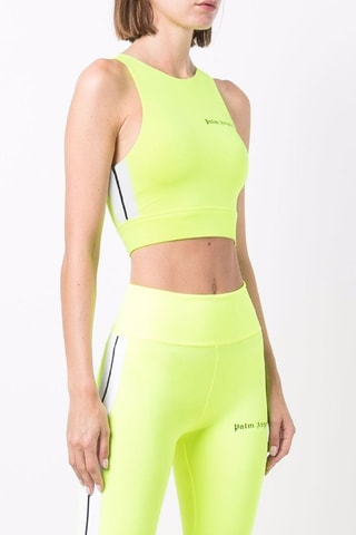 Crop top d’entrainement - Jaune fluo