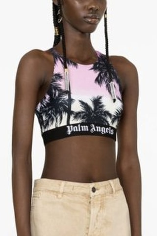 Crop top dip and dye - Mauve
