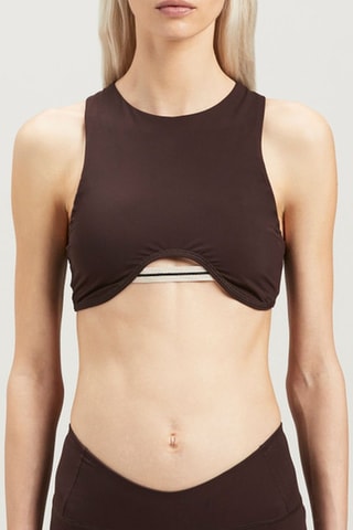 Crop top - Marron