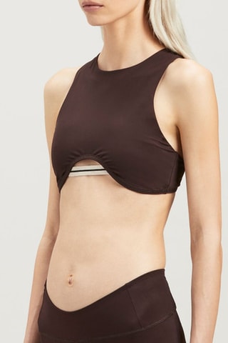 Crop top - Marron