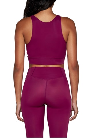 Crop top d’entrainement - Bordeaux