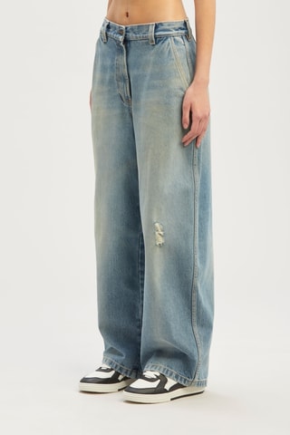 Jean wide legs - Bleu