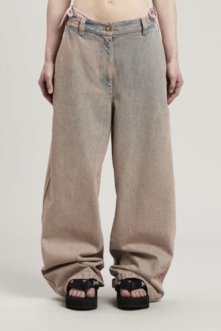 Jean wide legs - Rose