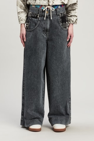 Jean wide legs - Gris