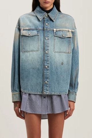 Surchemise en jean - Bleu