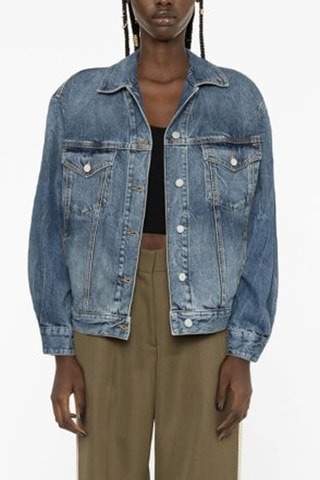 Veste en jean - Bleu cobalt