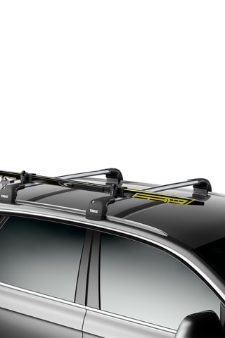 Porta-esqui em barras de teto - Preto