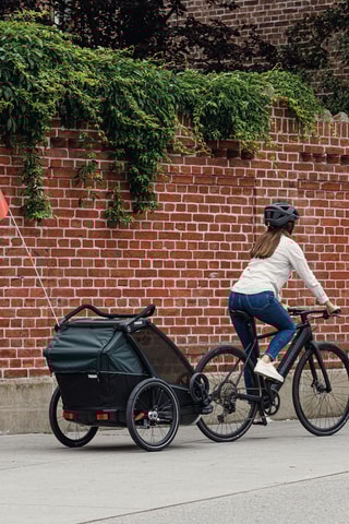 Remolque para 2 niños - Hasta 45 kg