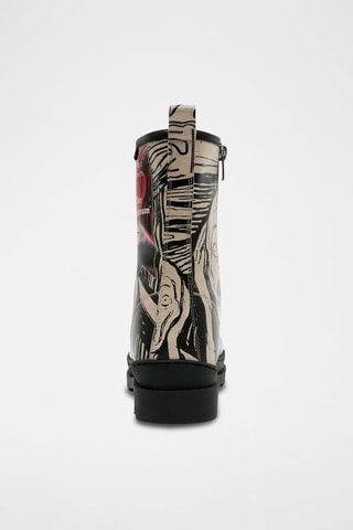 Botines Edvard Munch El grito  - Multicolor