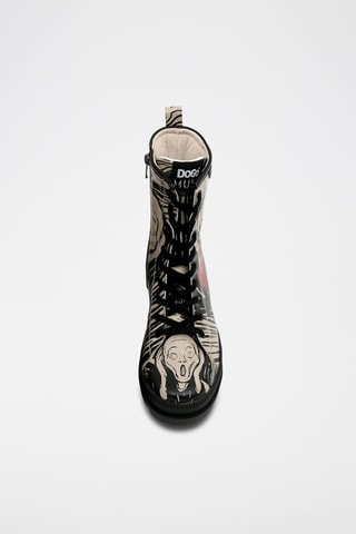 Botines Edvard Munch El grito  - Multicolor