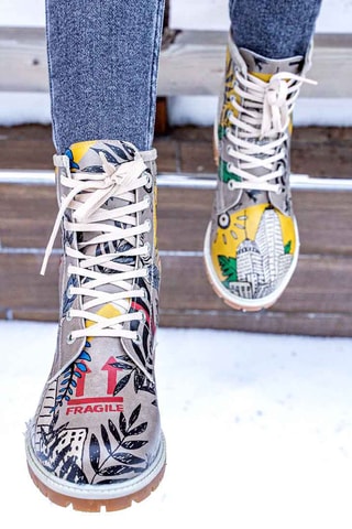 Botines Fragile  - Multicolor