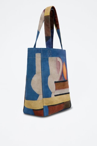 Bolso shopper de piel vegana Arrangement with White Jug  - Multicolor