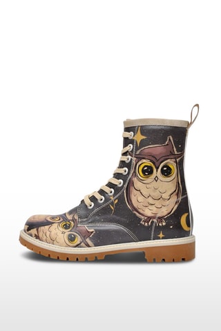 Botines Owls Family  - Multicolor