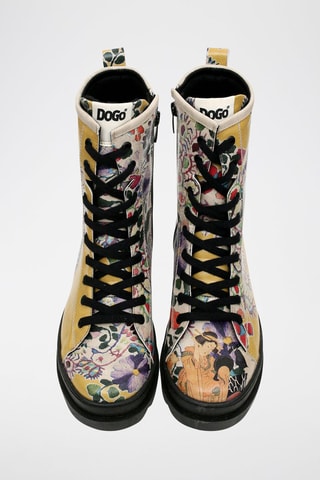 Botines Spring Embroidery  - Multicolor