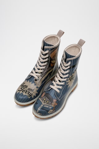 Botines de piel vegana Tom y Jerry Warner Bros  - Multicolor