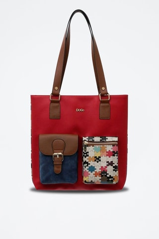 Bolso shopper In The Puzzle  - Multicolor