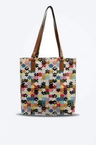 Bolso shopper In The Puzzle  - Multicolor