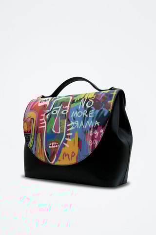 Bandolera de piel vegana No More Drama  - Multicolor