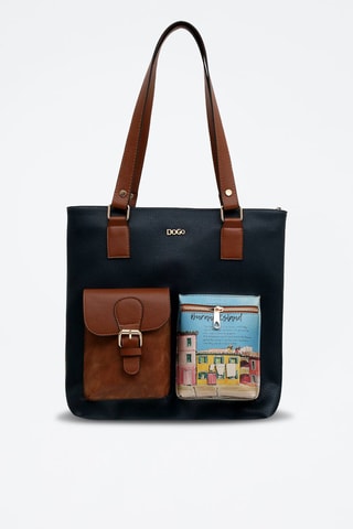 Bolso shopper Burano Island  - Multicolor