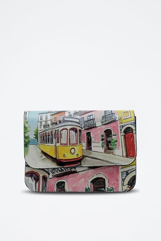 Bolso de piel vegana Lisboa  - Multicolor