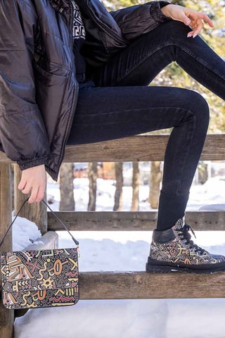 Botines Good Fortune Black  - Multicolor