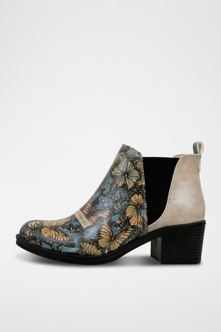 Botines Chelsea de piel vegana Eve  - Multicolor