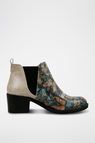 Botines Chelsea de piel vegana Eve  - Multicolor