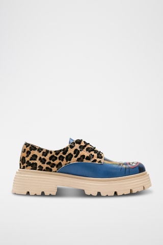 Derbies de piel vegana Brooklyn  - Multicolor