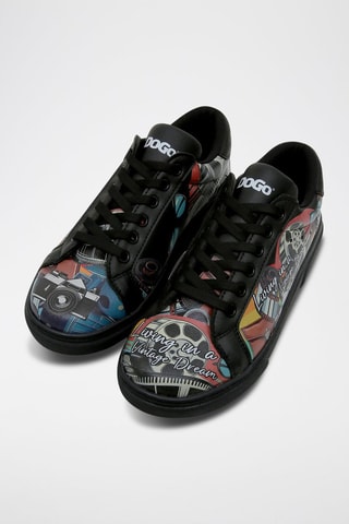 Zapatillas de piel vegana Living in a Vintage Dream  - Multicolor