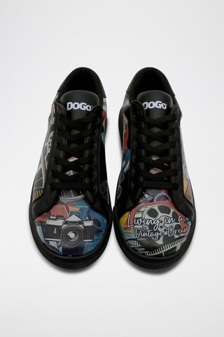 Zapatillas de piel vegana Living in a Vintage Dream  - Multicolor