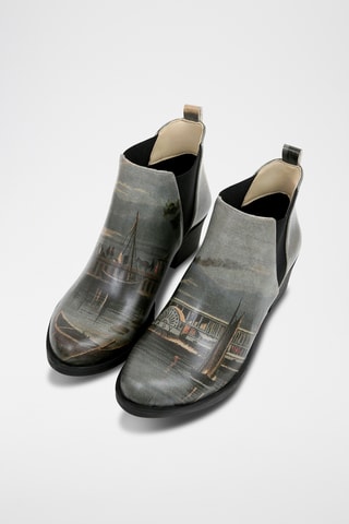 Botines Chelsea de piel vegana Eve  - Multicolor