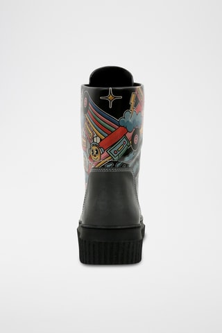 Botines de piel vegana Future  - Multicolor