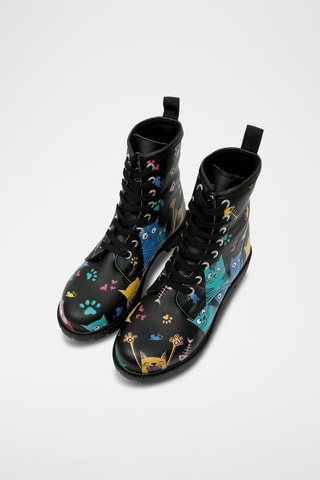 Botines Cat Lovers  - Multicolor