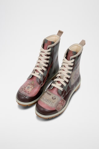 Botines de piel vegana Long  - Multicolor