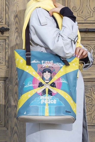 Bolso shopper Find Your Inner Peace  - Multicolor