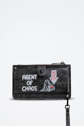 Cartera de piel vegana Clarisse  - Multicolor