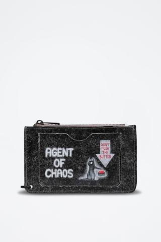 Cartera de piel vegana Clarisse  - Multicolor