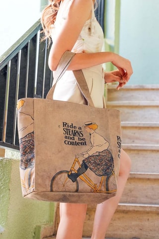 Tote bag Rider Woman  - Multicolor