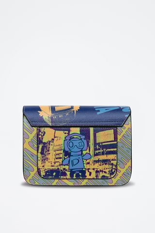 Bolso de piel vegana Y - Multicolor