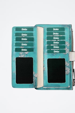 Cartera de piel vegana Clarisse  - Multicolor