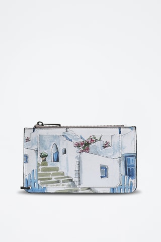 Cartera de piel vegana Clarisse  - Multicolor