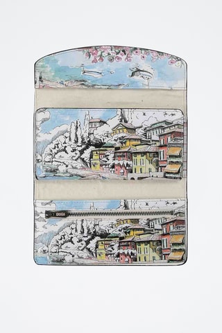 Cartera de piel vegana Mira  - Multicolor