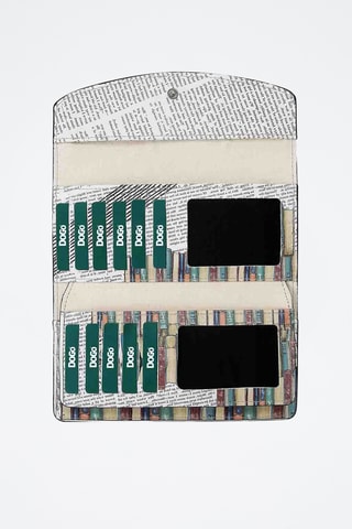 Cartera de piel vegana Mira  - Multicolor