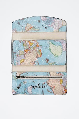 Cartera de piel vegana Mira  - Multicolor