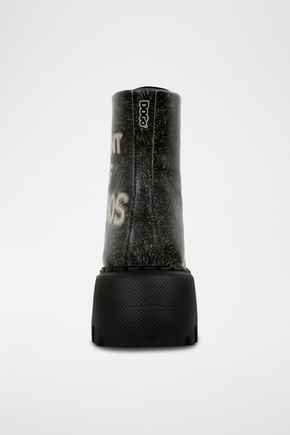 Botines de piel vegana con plataforma Agent of Chaos  - Multicolor