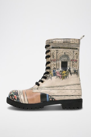 Botines Cafe Wien  - Multicolor