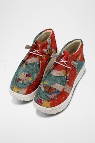 Derbies de piel vegana con plataforma Nova  - Multicolor