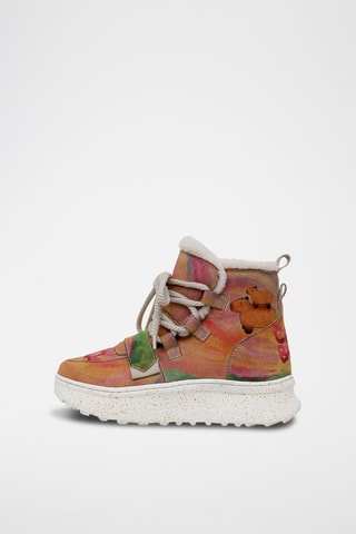 Botines forrados de piel vegana con plataforma Snowie  - Multicolor