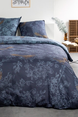 Juego de nórdico de algodón - 57 hilos/cm² Sunshine 6.55 - Azul